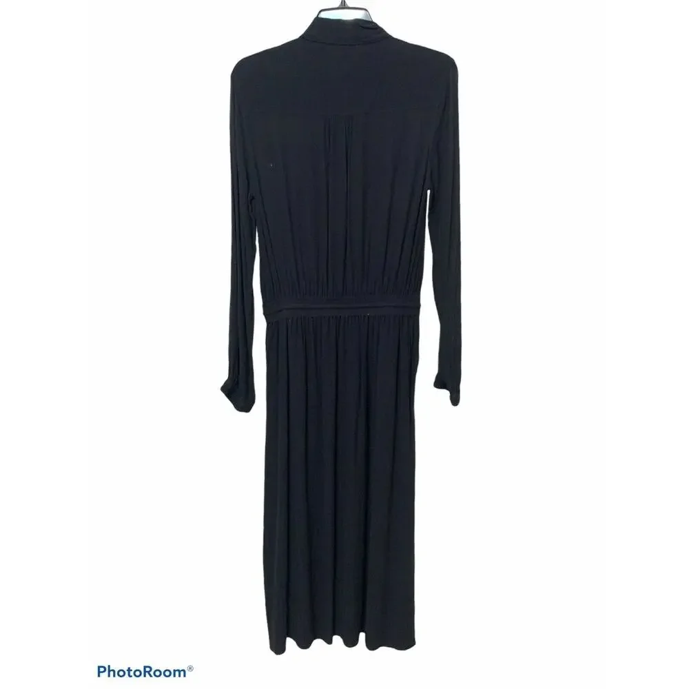 Rag & Bone black Shelly Dress 0 midi NWT $595 - Picture 6 of 8